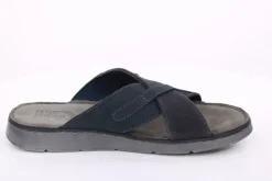 PETER ERIKSON Herren Pantolette Leder blau S14  Thar-03