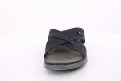 PETER ERIKSON Herren Pantolette Leder blau S14  Thar-03