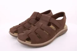 PETER ERIKSON Herren Sandale Schuhspitze geschlossen Leder braun S14 AR-52