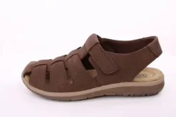 PETER ERIKSON Herren Sandale Schuhspitze geschlossen Leder braun S14 AR-52
