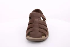 PETER ERIKSON Herren Sandale Schuhspitze geschlossen Leder braun S14 AR-52