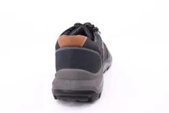 PETER ERIKSON Herren Schnürhalbschuh Leder Extraweit Reißverschluss DENIMNOUGAT Warmfutter SX-09 TEX