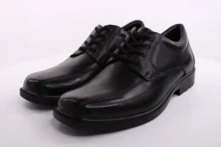 PETER ERIKSON Herren Schnürschuh Leder Wechselfußbett klassisch schwarz S14  NB-02