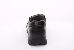 PETER ERIKSON Herren Slipper Leder Wechselfußbett klassisch schwarz S14 DN-55