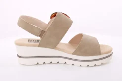 PETER ERIKSON Sandalette Keilabsatz Zierschnalle beige S14 3225-C23002