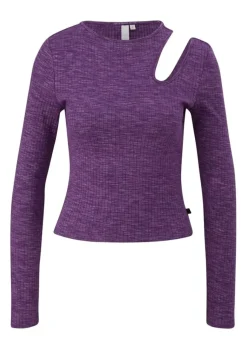 QS by S.Oliver Longsleeve aus Baumwollstretch S23 2135411