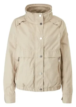 QS designed by Jacke Übergang Twillstruktur blau grün beige grau S15 2109534