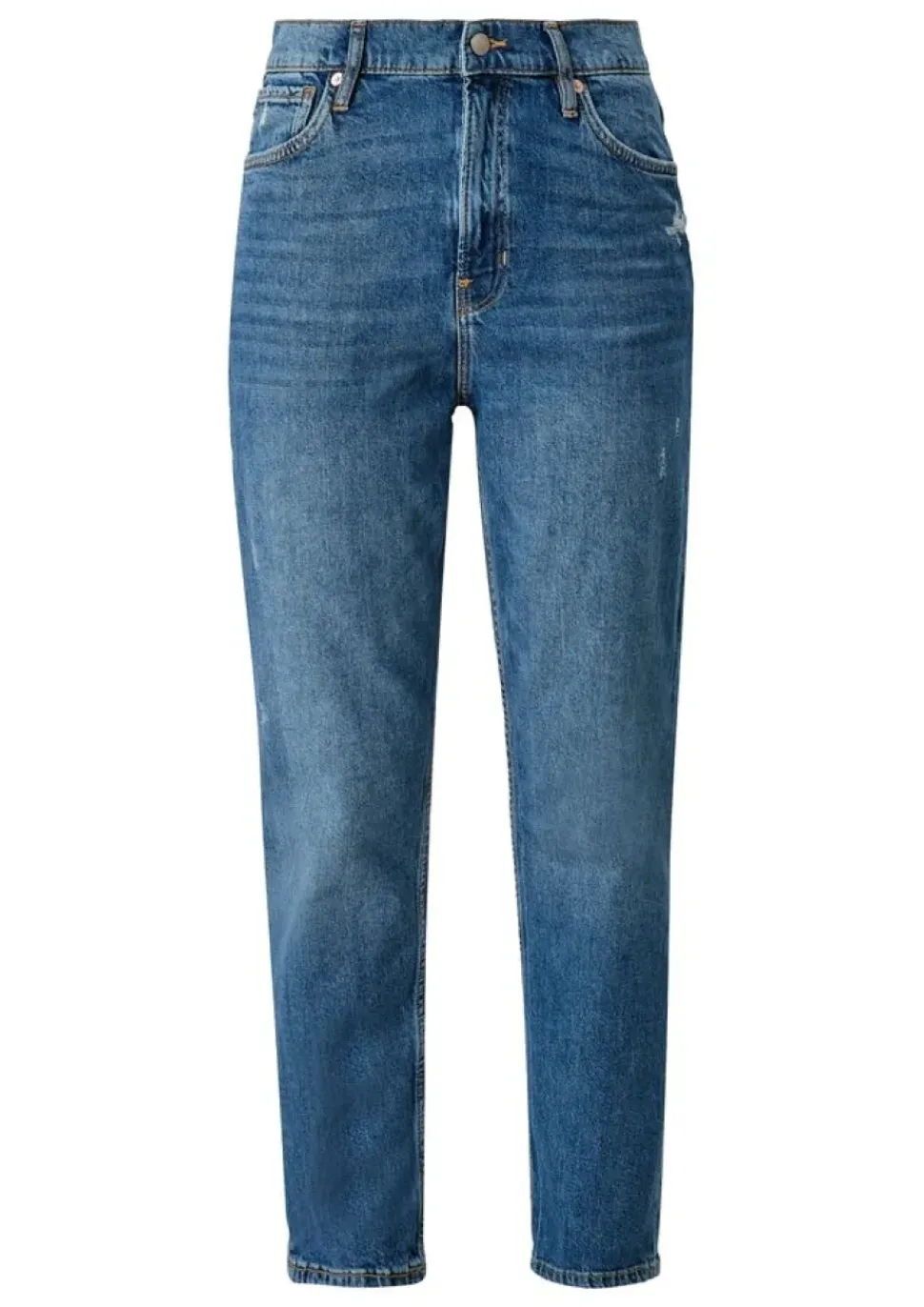 QS designed by 7/8 Jeans destroyed Details relaxed Fit blau S12 2115844