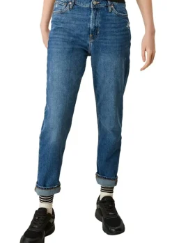 QS designed by 7/8 Jeans destroyed Details relaxed Fit blau S12  2115844