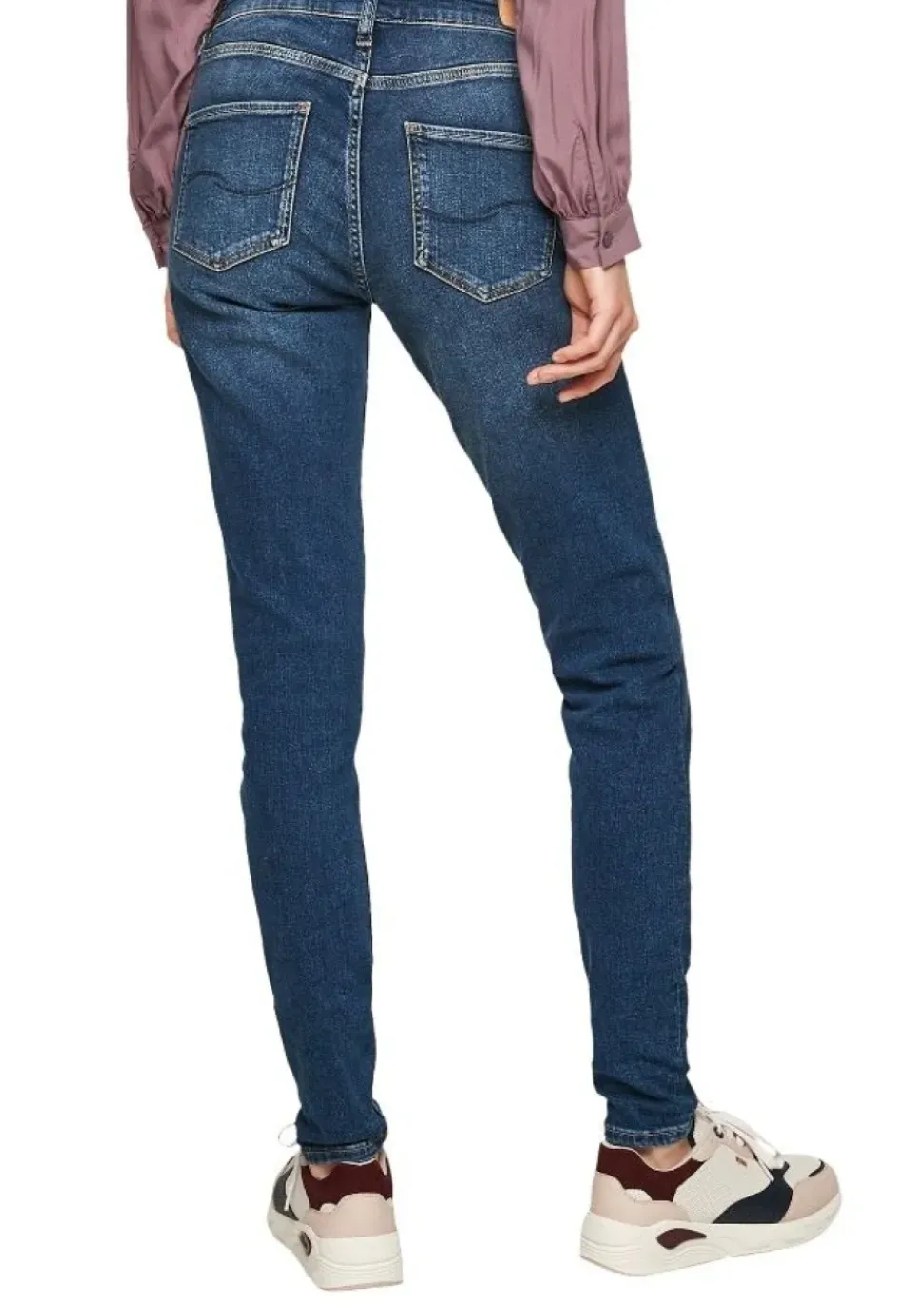 QS designed by Jeans Slim Leg blau S12 2102313