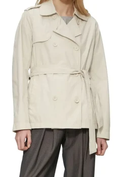 QS designed by kurzer Trenchcoat mit Gürtel  S15 2159450
