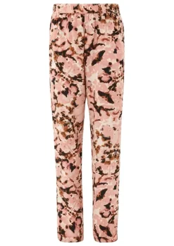 QS designed by Loose: Hose mit Allover-Print orange S13 2131199