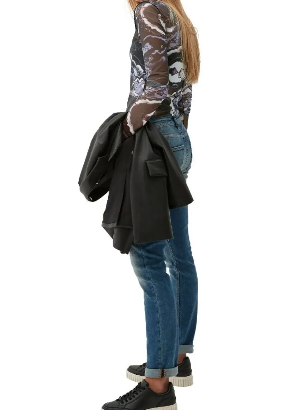QS designed by Semitransparentes Shirt lila S13 2127440