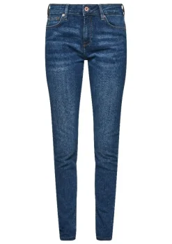 QS designed by Skinny: Super Skinny leg-Jeans blau S22 2102008