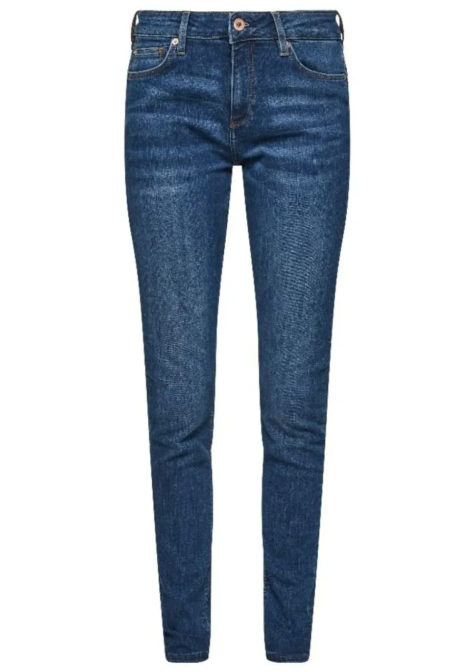 QS designed by Skinny: Super Skinny leg-Jeans blau S22 2102008