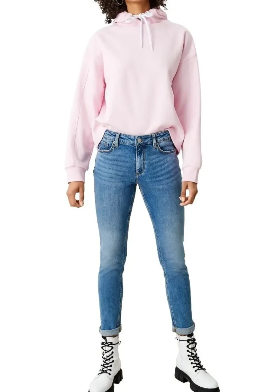 QS designed by Slim Jeans mit schmalem Bein 2111327