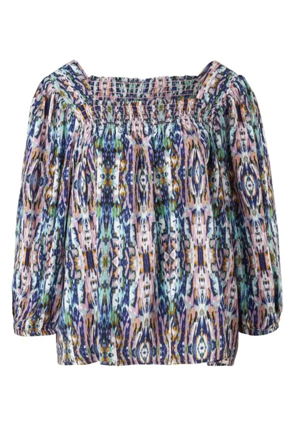 QS designed by Viskosebluse Muster rosa 2100015