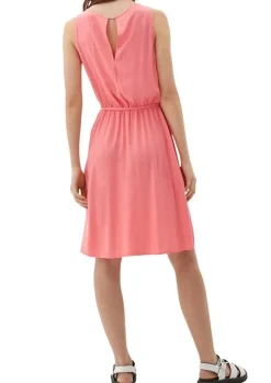 QS designed by Viskosekleid mit Raffung S13 2132725