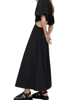 QS designed by Zweiteiliges Popeline-Kleid schwarz S13  2126833