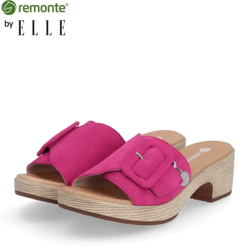 Remonte by ELLE Pantolette magenta pink Rauleder S14 D0N56-31