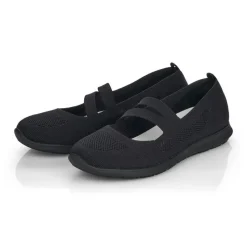 Remonte Damen Ballerinas schwarz R7102-01