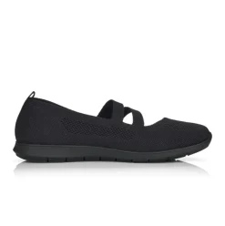 Remonte Damen Ballerinas schwarz R7102-01