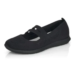 Remonte Damen Ballerinas schwarz R7102-01