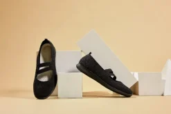 Remonte Damen Ballerinas schwarz R7102-01
