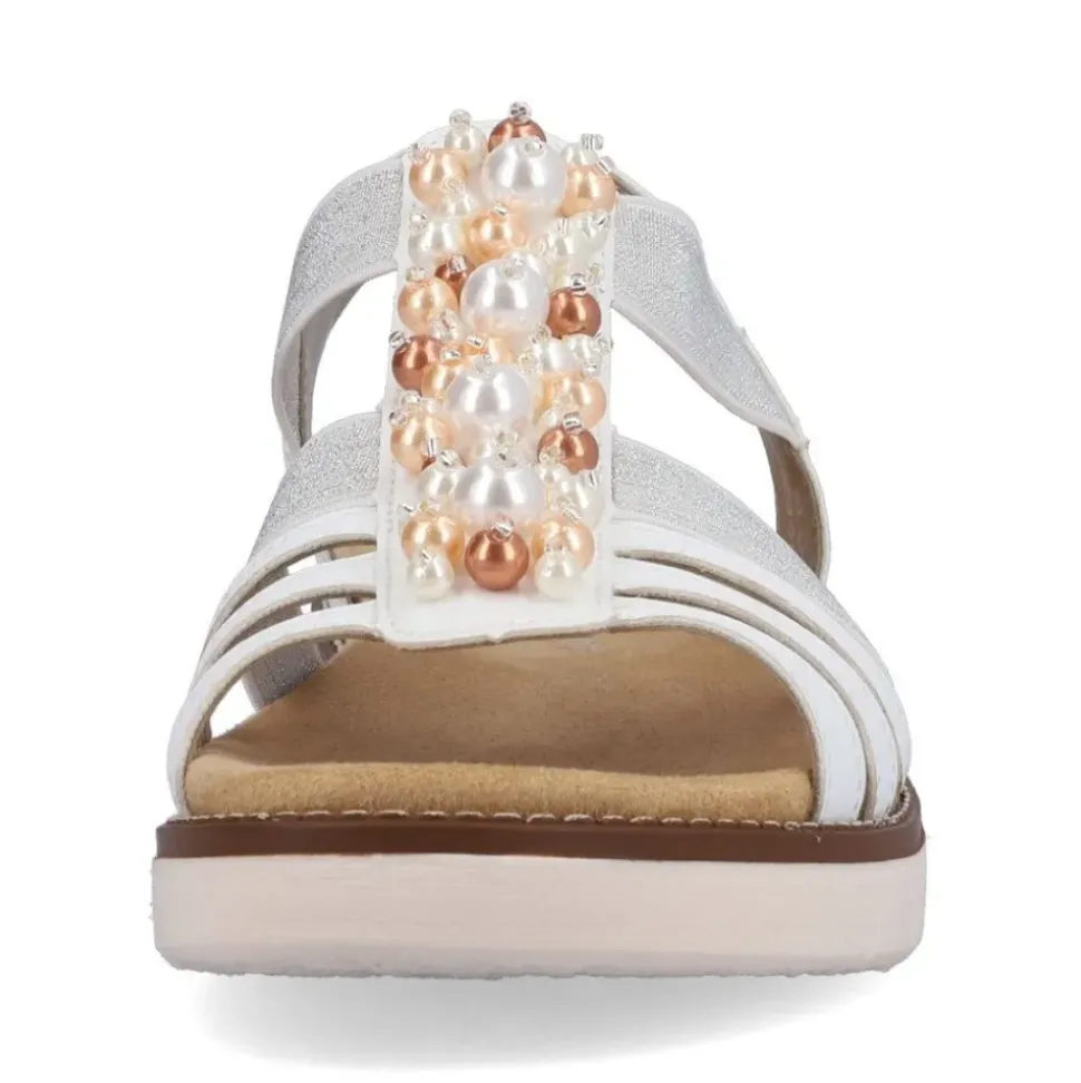 Remonte Damen Riemchensandalen edelweiß S13 D2047-80