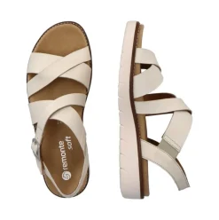 Remonte Damen Riemchensandalen hellbeige S13  D2060-60
