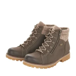 Remonte Damen Schnürboots Schnürstiefelette TEX- Membran robust braun S22 D7478-45