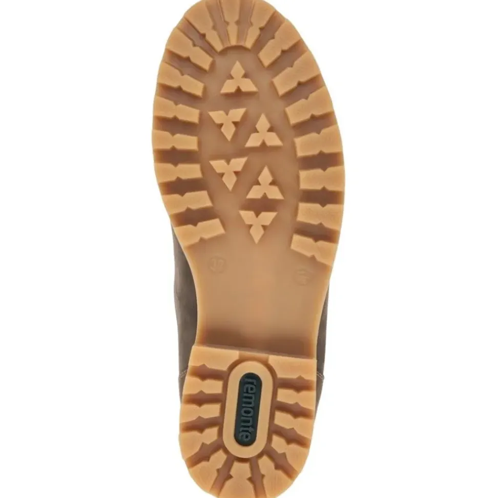 Remonte Damen Schnürboots Schnürstiefelette TEX- Membran robust braun S22 D7478-45