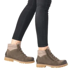 Remonte Damen Schnürboots Schnürstiefelette TEX- Membran robust braun S22 D7478-45