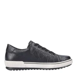 Remonte Damen Schnürer Sneaker Leder TEX- Membrane schwarz S22 D0700-00