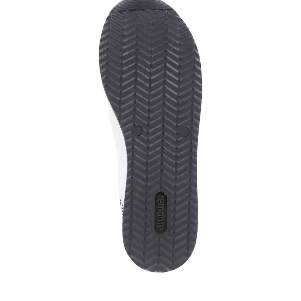 Remonte Damen Sneaker Leder Wechselfußbett Plateausohle weiß S14 D1312-82