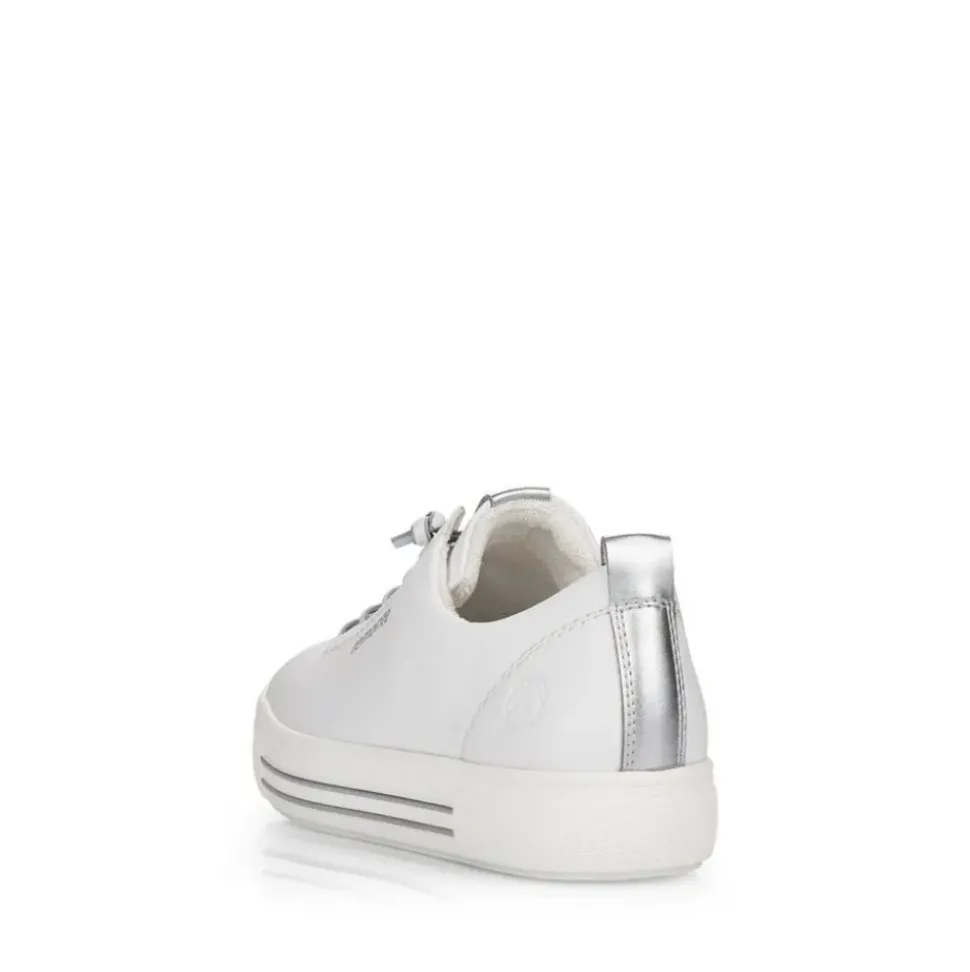 Remonte Damen Sneaker Leder Wechselfußbett weiß S14 D0913-80