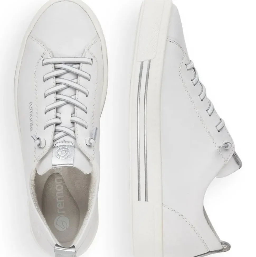 Remonte Damen Sneaker Leder Wechselfußbett weiß S14 D0913-80