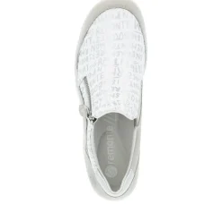 Remonte Slipper Wechselfußbett weiß silber S14 R1428-80