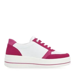 Remonte Sneaker Leder Reißverschluss pink fuchsia S14 D1C00-81