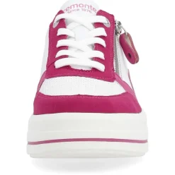 Remonte Sneaker Leder Reißverschluss pink fuchsia S14 D1C00-81