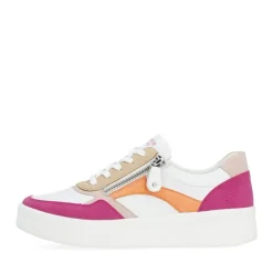 Remonte Sneaker Wechselfußbett weiß pink orange S14 D0J01-84