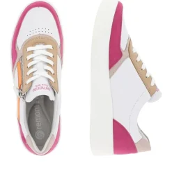 Remonte Sneaker Wechselfußbett weiß pink orange S14 D0J01-84