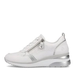 Remonte Sneaker weiß Reißverschluss S13  D2409-80