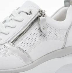 Remonte Sneaker weiß Reißverschluss S13  D2409-80