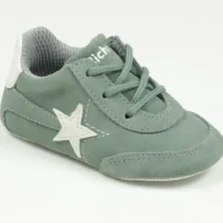 Richter Kinder Lauflernschuh Halbschuh Schnürer Sneaker grün 0050-1111-1721