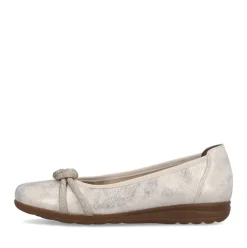 Rieker Antistress Damen Ballerina Knoten- Detail gold S13 L9368-60