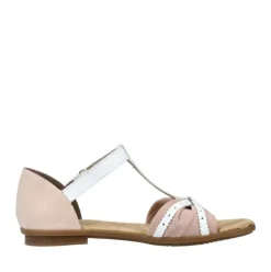 Rieker Antistress Damen Riemchensandalette Fersenkappe rosa S12 64250-92