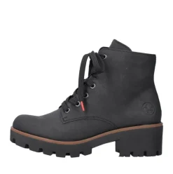 Rieker Antistress Damen Schnürstiefel Schnürboot schwarz S22 79240-00
