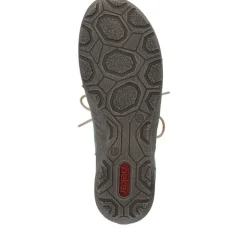 Rieker Antistress Damen Schnürschuh mehrfarbige Ösen grün S23  52507-52