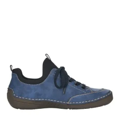 Rieker Antistress Damen Schnürhalbschuh blau S22 52573-14